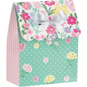 12 Pack Floral Tea Party Favor Bags