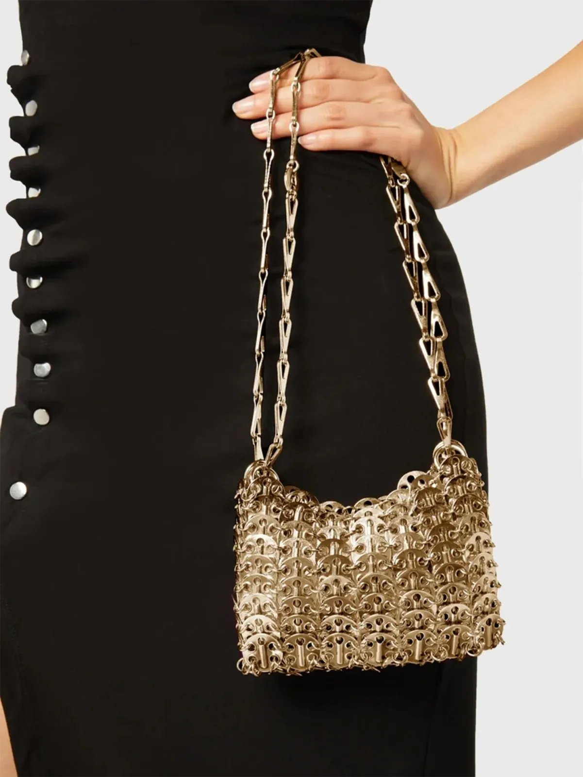 1969 Iconic Gold Nano Shoulder Bag