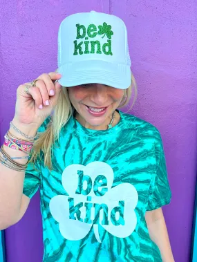 Be Kind Shamrock Trucker Hat