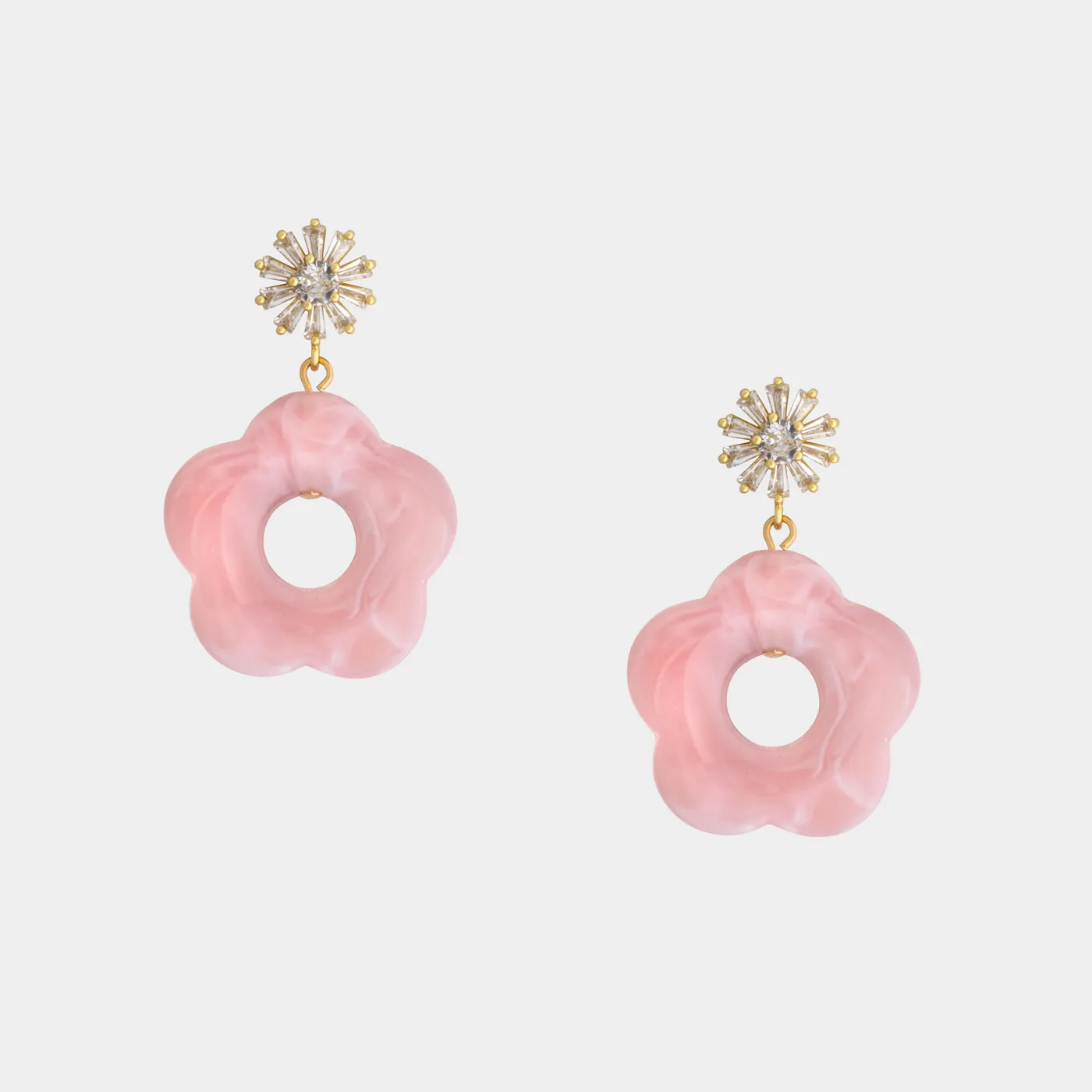 Bethany Floral Earrings -D