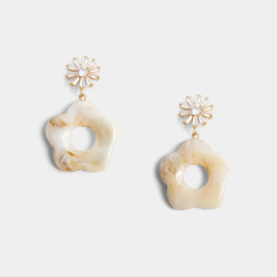 Bethany Floral Earrings -D