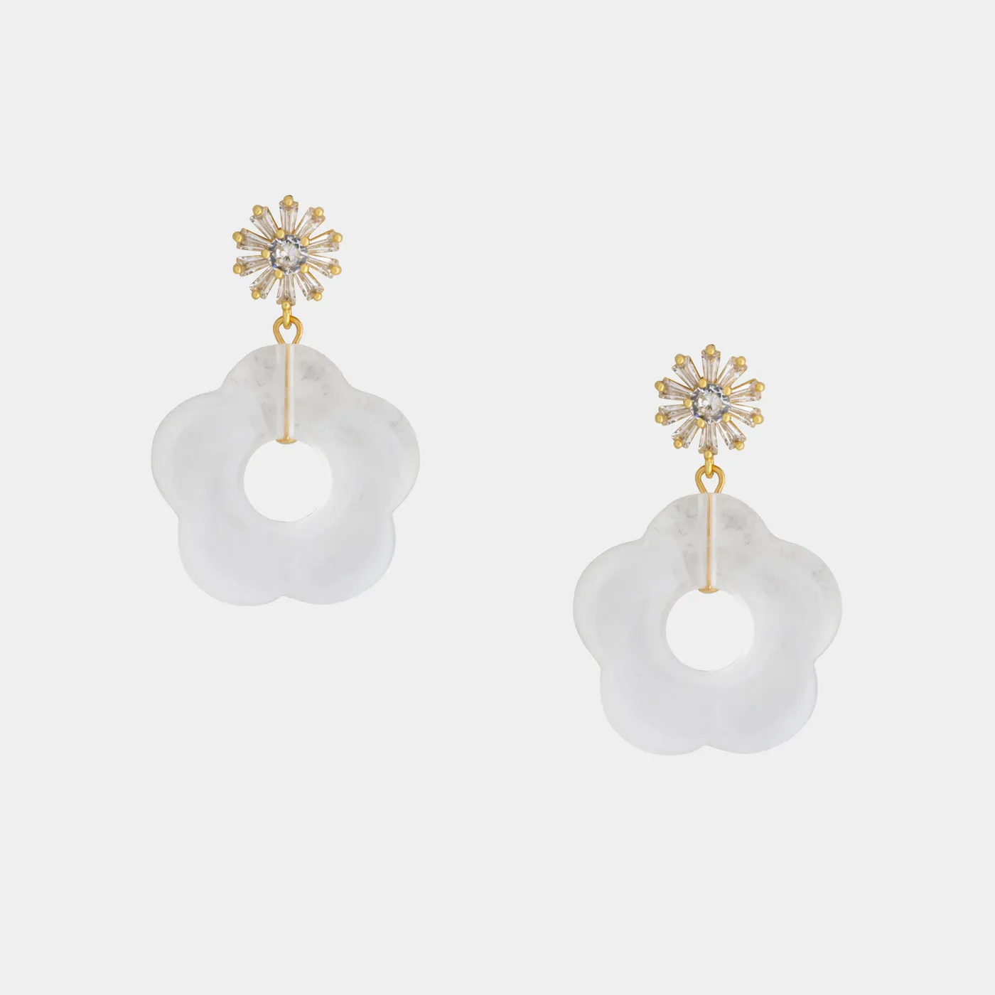 Bethany Floral Earrings -D