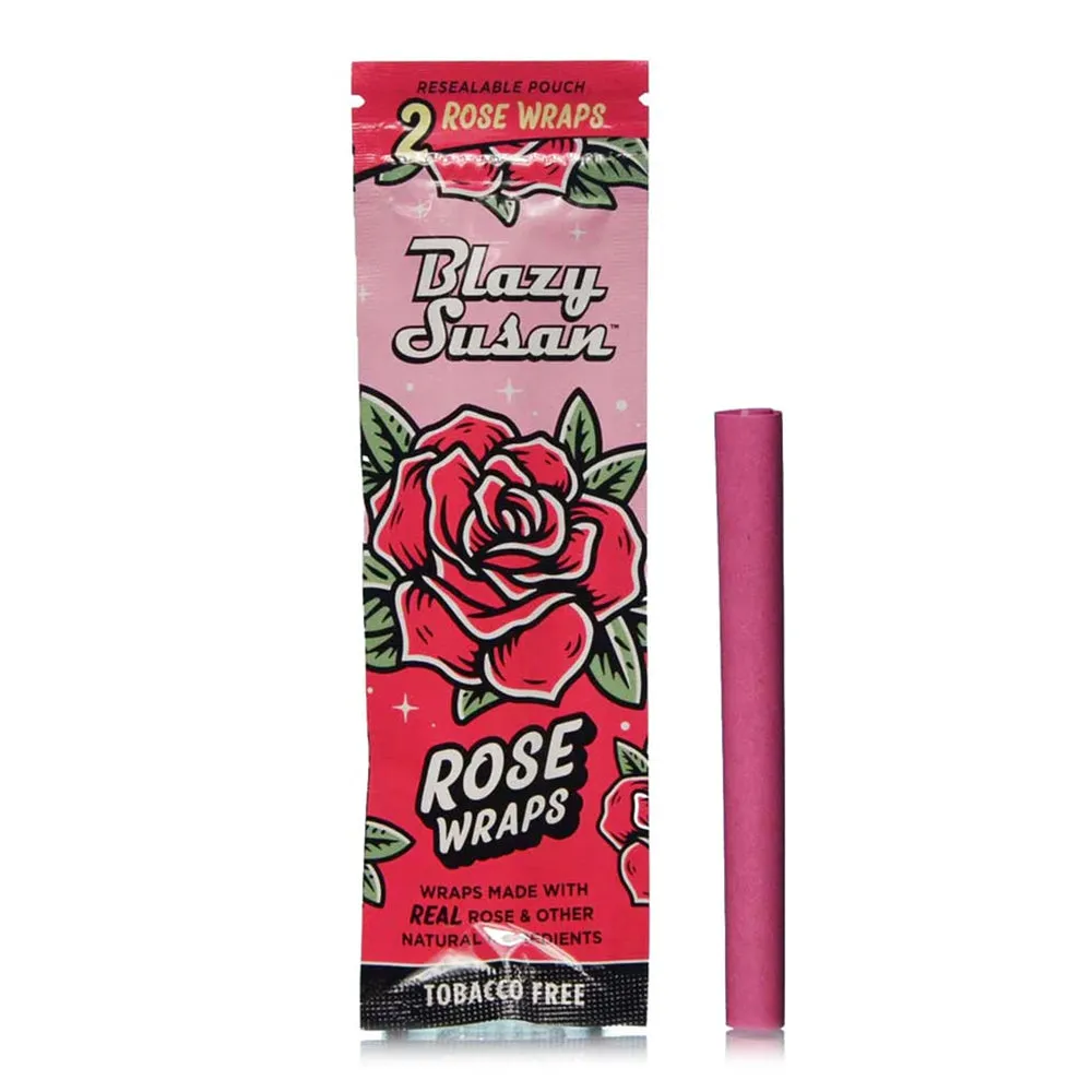 Blazy Susan - Rose Blunt Wraps - Twin Pack