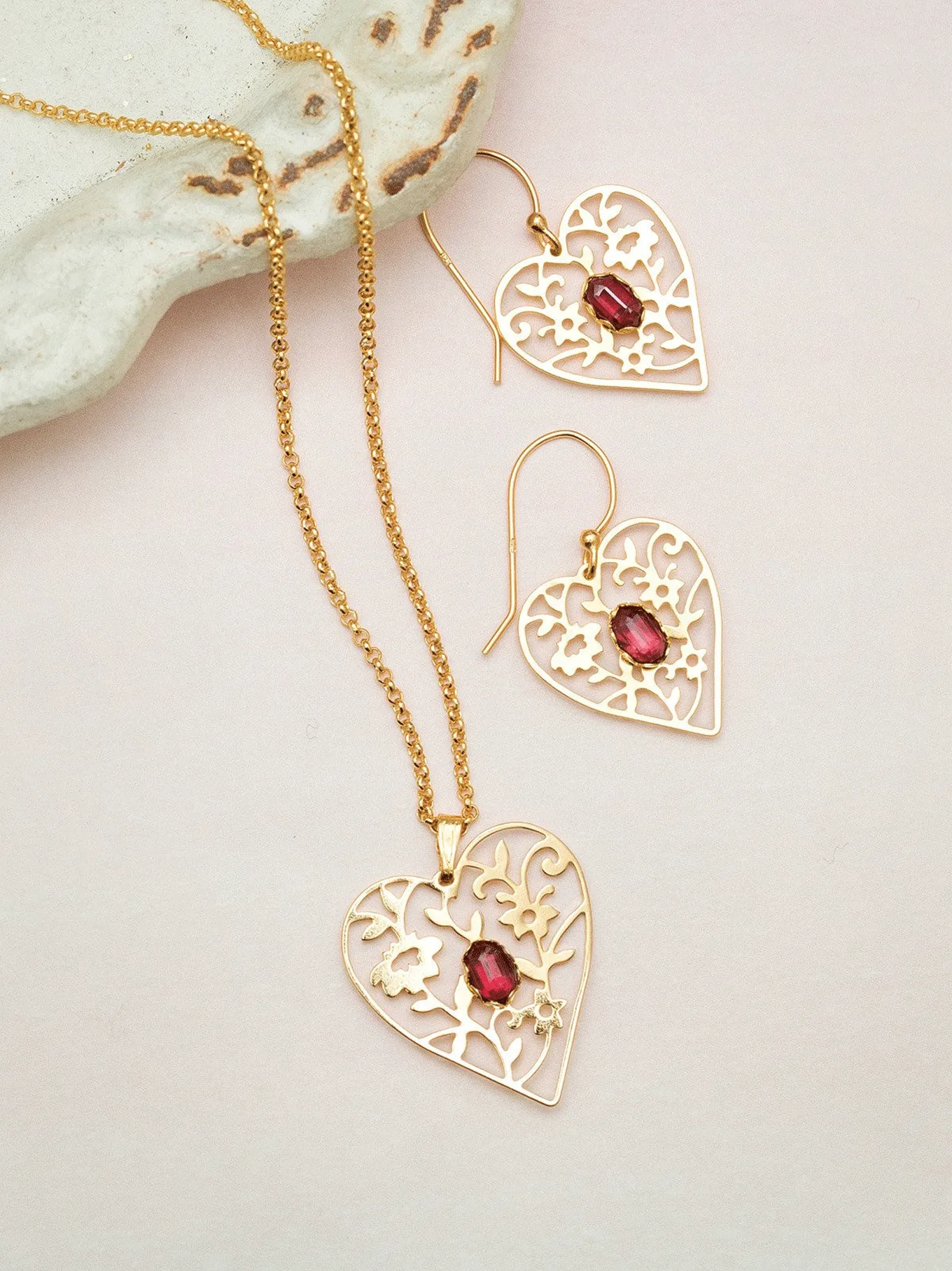 Blooming Heart Earrings