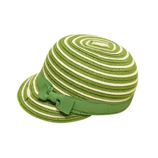 Boardwalk Style - Kids Striped Straw Cap