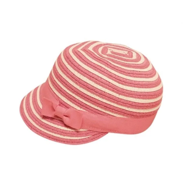 Boardwalk Style - Kids Striped Straw Cap