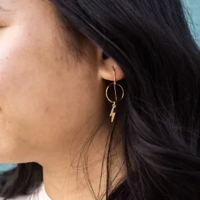 Bolt Earring in Gold