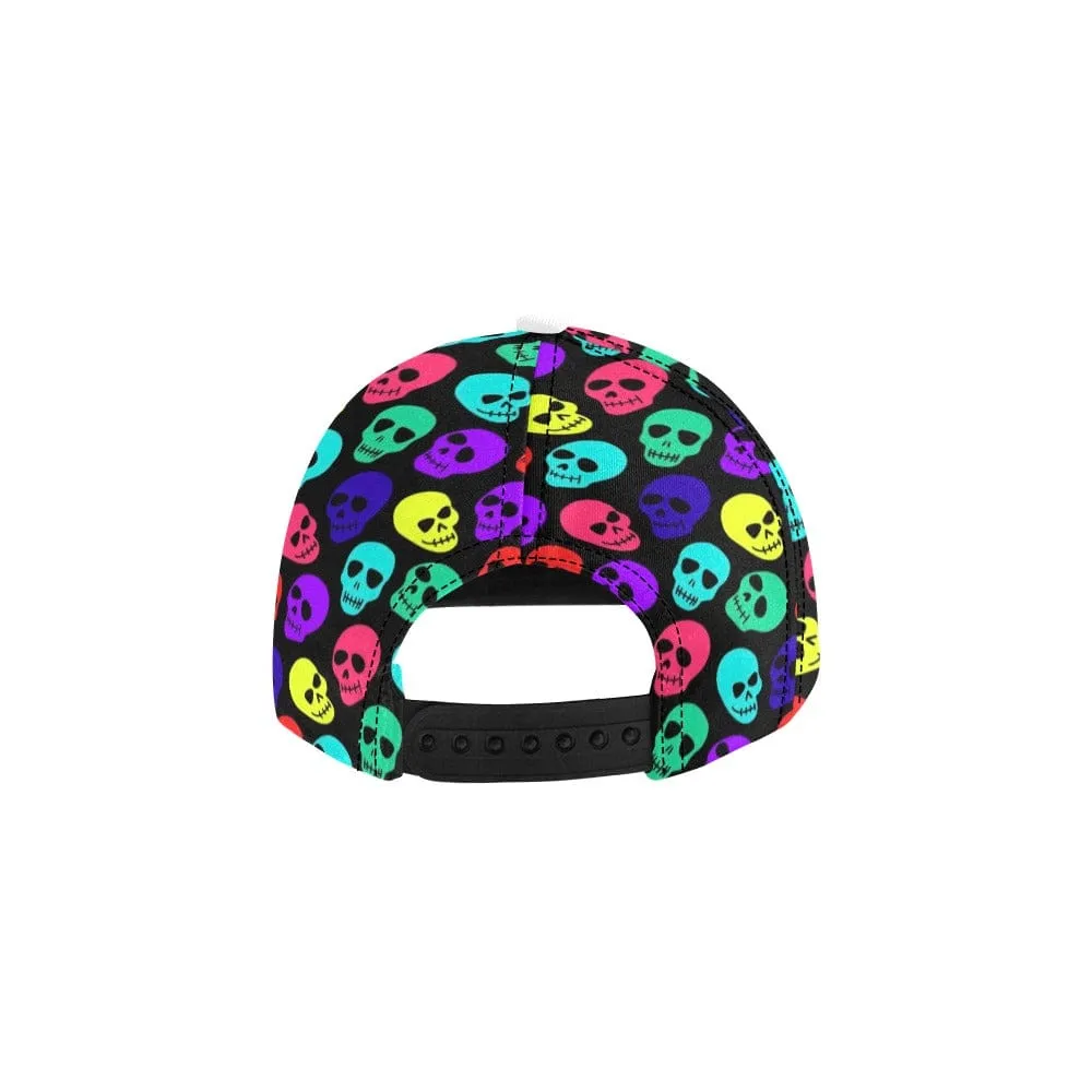 Bring Unique Style to Any Look With Our Colorful Skull Pattern Snapback Hat