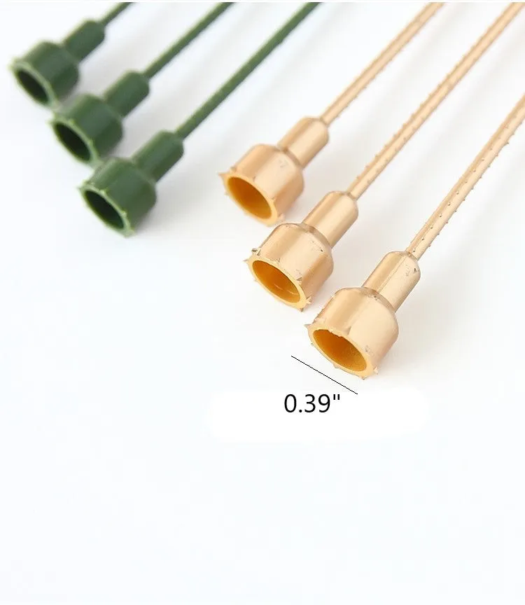 Bulk 3Pcs 24K Artificial Plastic Stems for Preserved Floral Wholesale