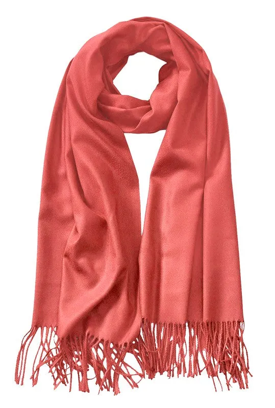 Cashmere Blend Scarf/Cardigan - Several Colors Available