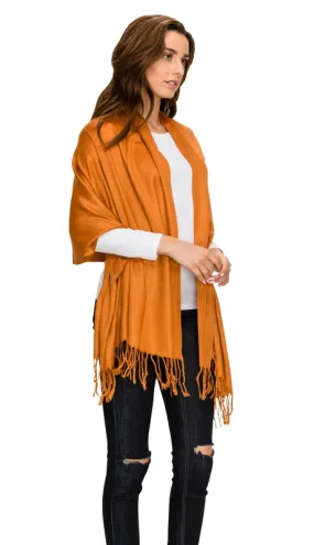 Cashmere Blend Scarf/Cardigan - Several Colors Available