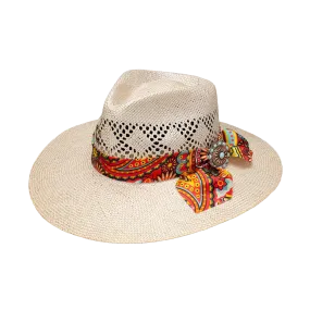 Charlie 1 Horse Ladies Chisos Natural Straw Western Hat CSCHIS-343681