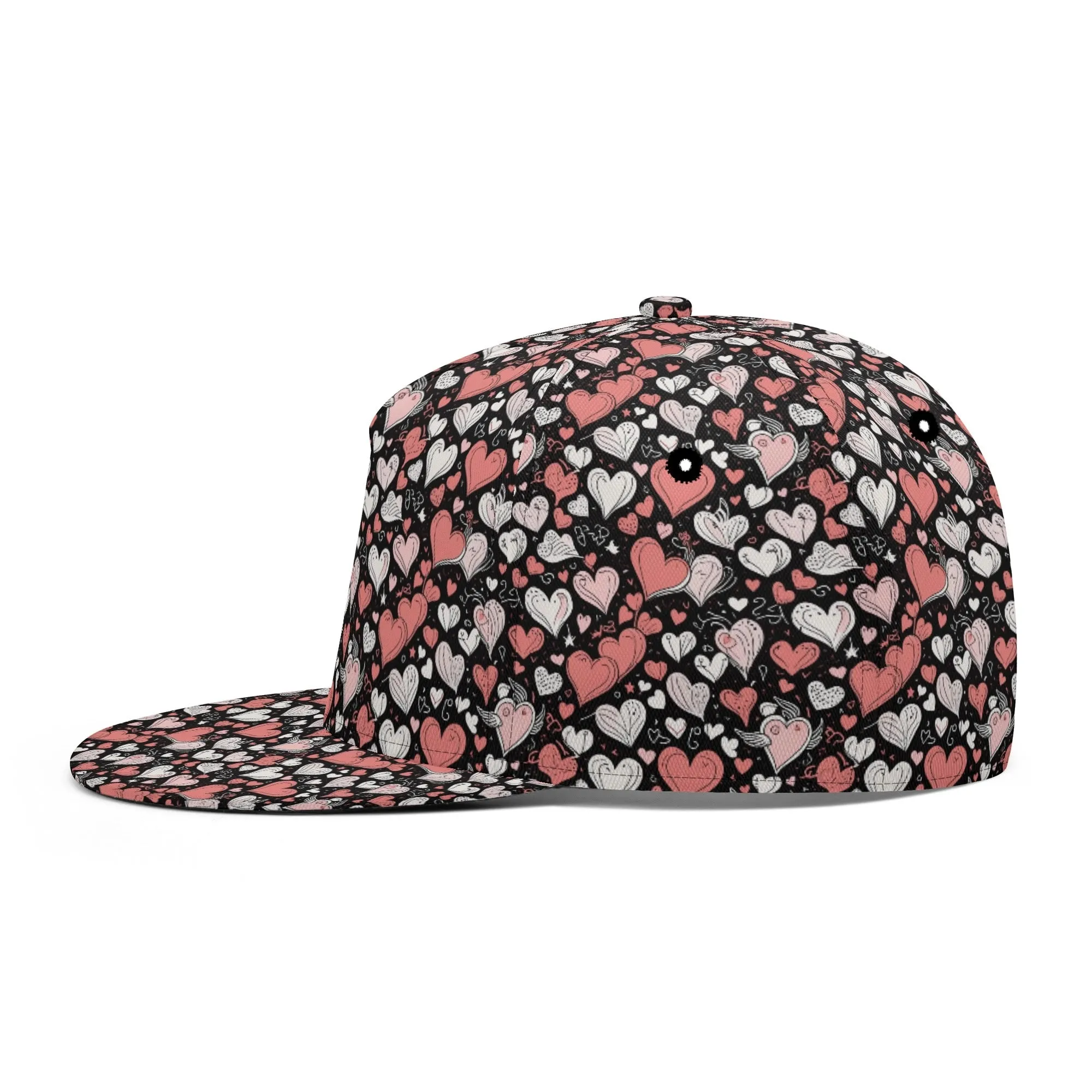 Colorful Hearts Unisex Classic Snapbacks