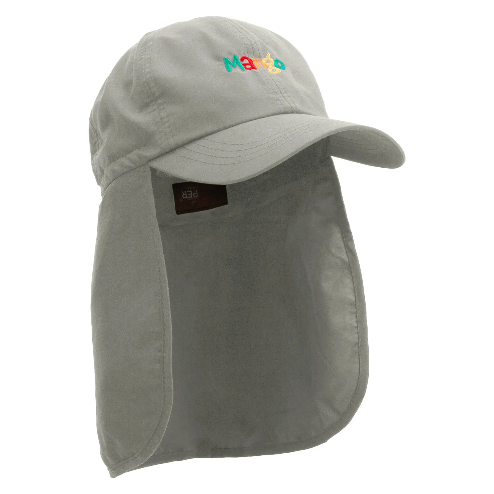 Colorful Mango Embroidered Flap Hats