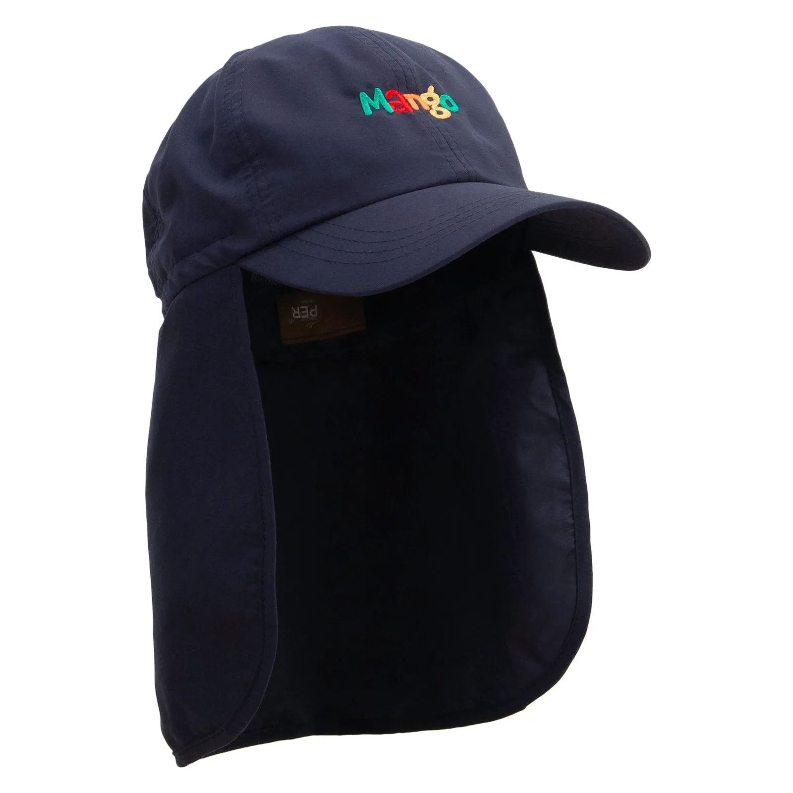 Colorful Mango Embroidered Flap Hats