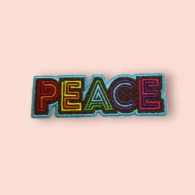 COLORFUL PEACE HAT PATCH