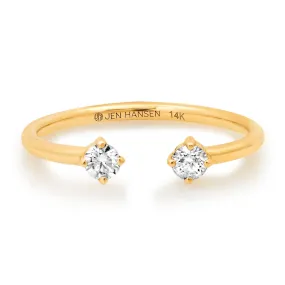 COME TOGETHER DIAMOND RING, 14kt GOLD