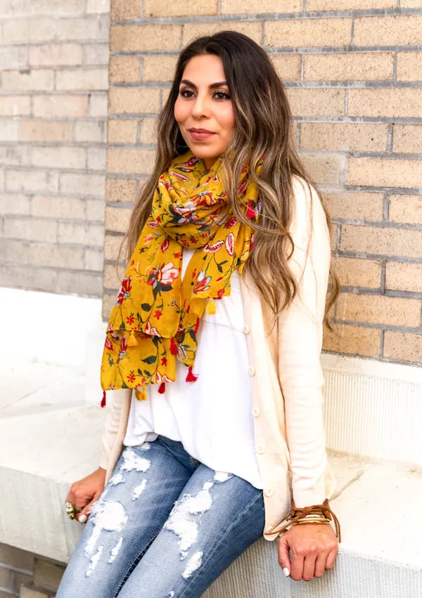 Fall Tassel Scarves