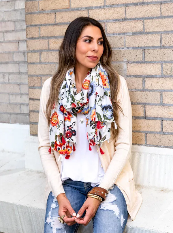 Fall Tassel Scarves