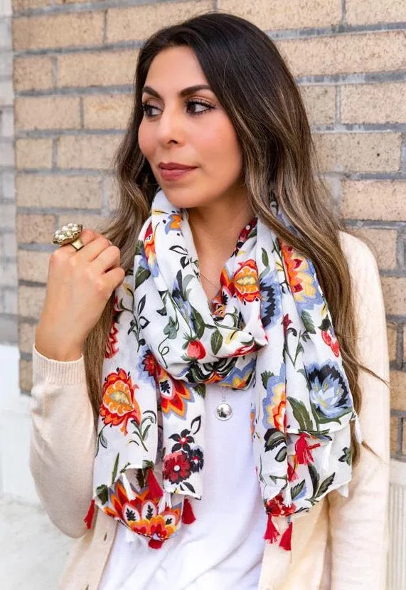 Fall Tassel Scarves