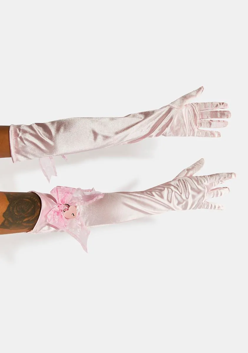 Fancy Deluxe Satin Gloves