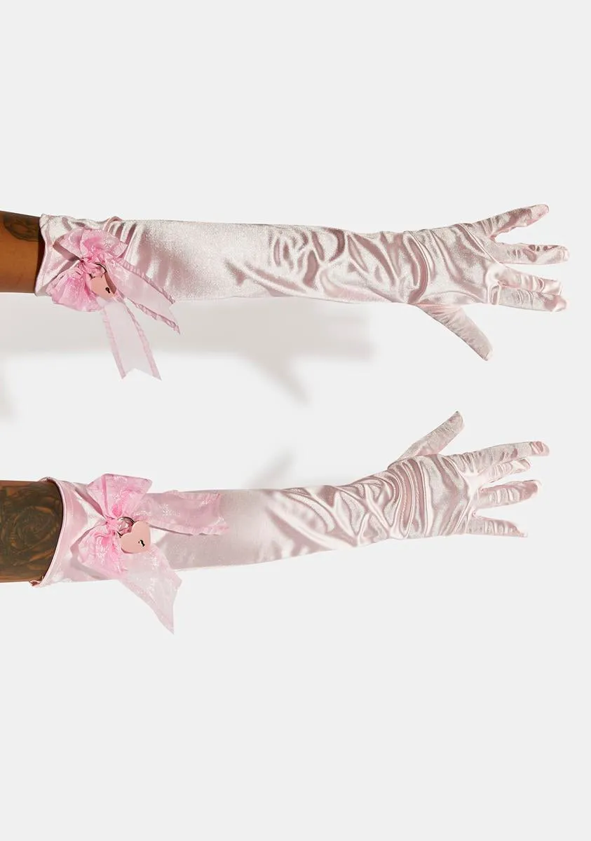 Fancy Deluxe Satin Gloves