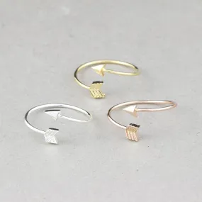 Feminino Minimalist Jewelry Rose Gold Ring