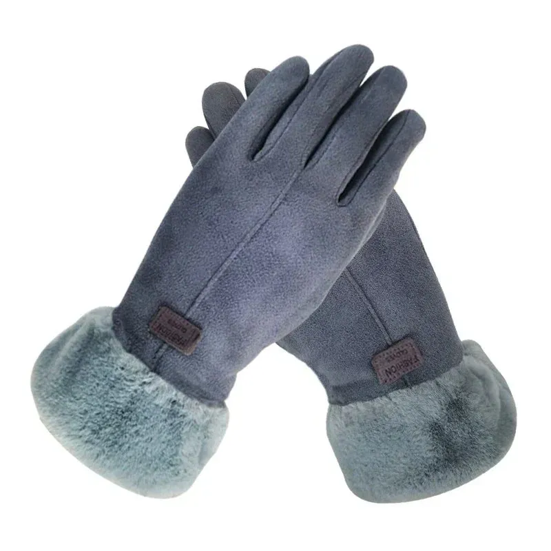 Fleece-Lined Winter Gloves