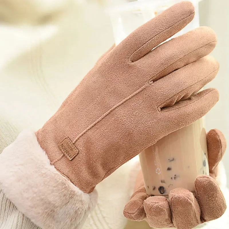 Fleece-Lined Winter Gloves