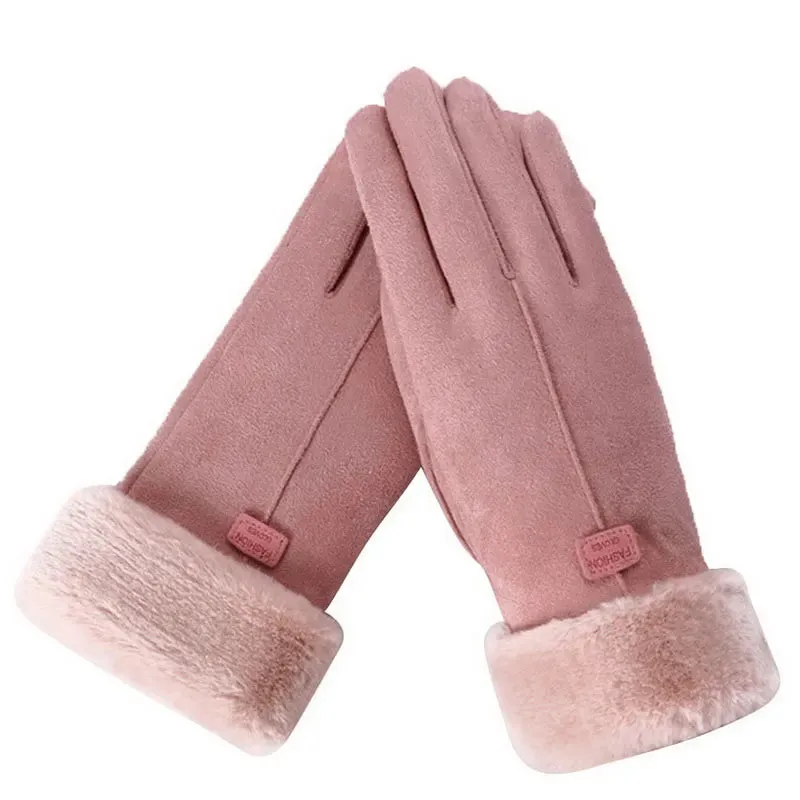 Fleece-Lined Winter Gloves