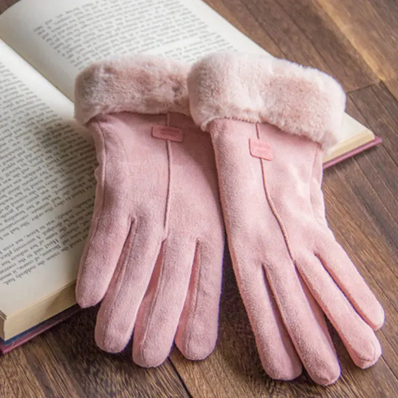 Fleece-Lined Winter Gloves