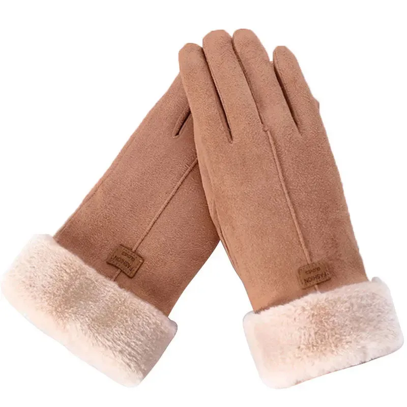 Fleece-Lined Winter Gloves