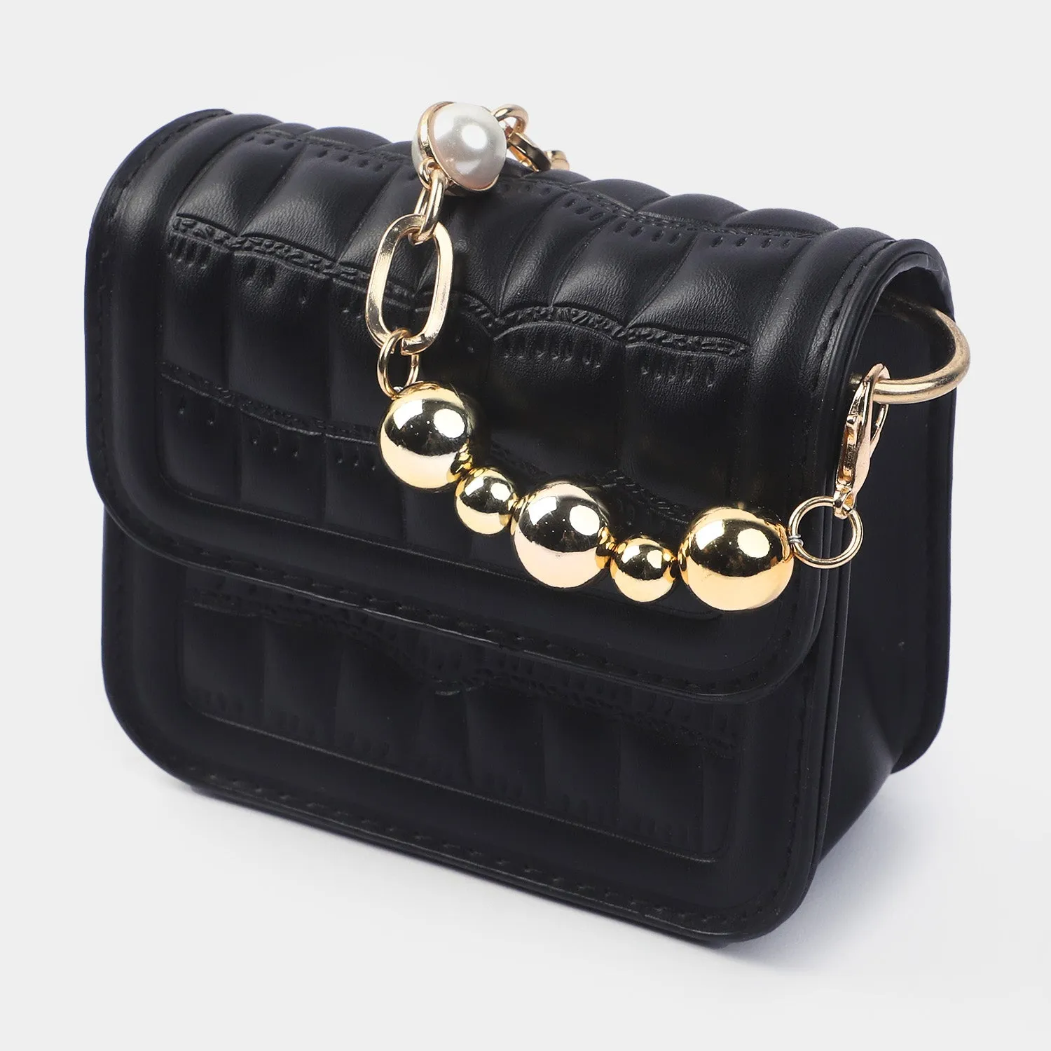 Girls Fancy Hand Bag | BLACK