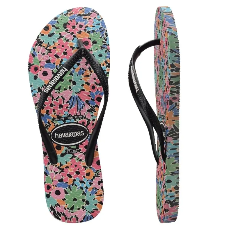 Havaianas Slim Print Floral Ditsy Thong