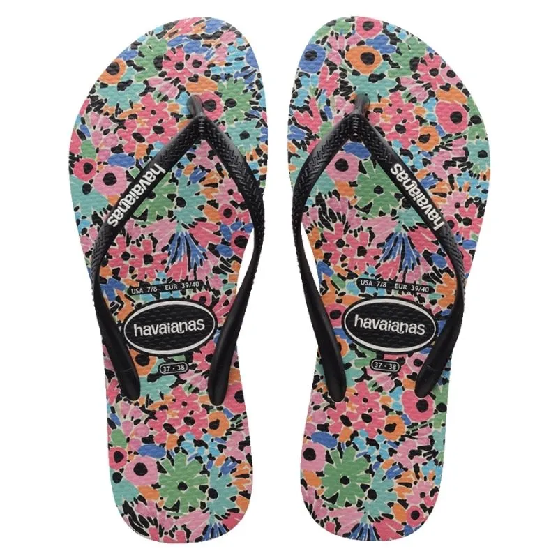 Havaianas Slim Print Floral Ditsy Thong