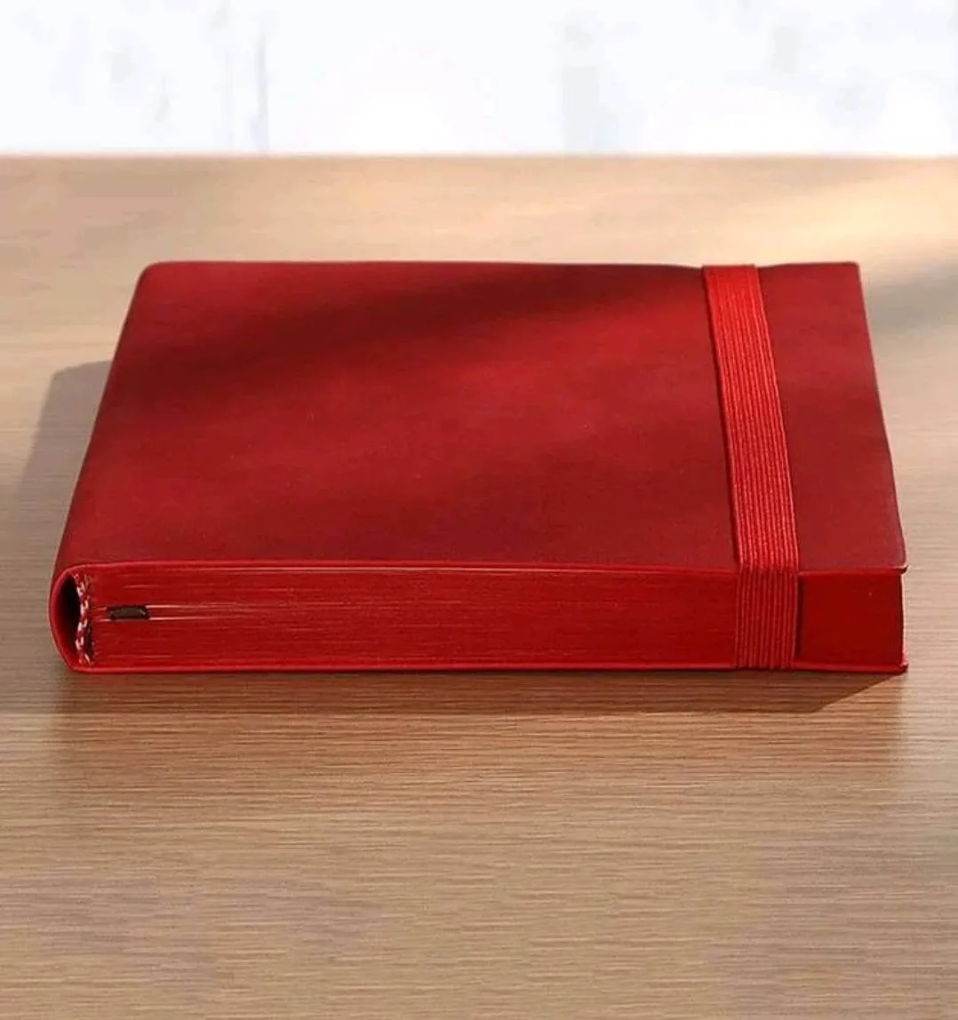 Journal - vibrant red