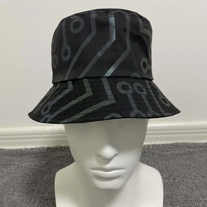 Lightning Colorful Pattern Reflective Bucket Hat