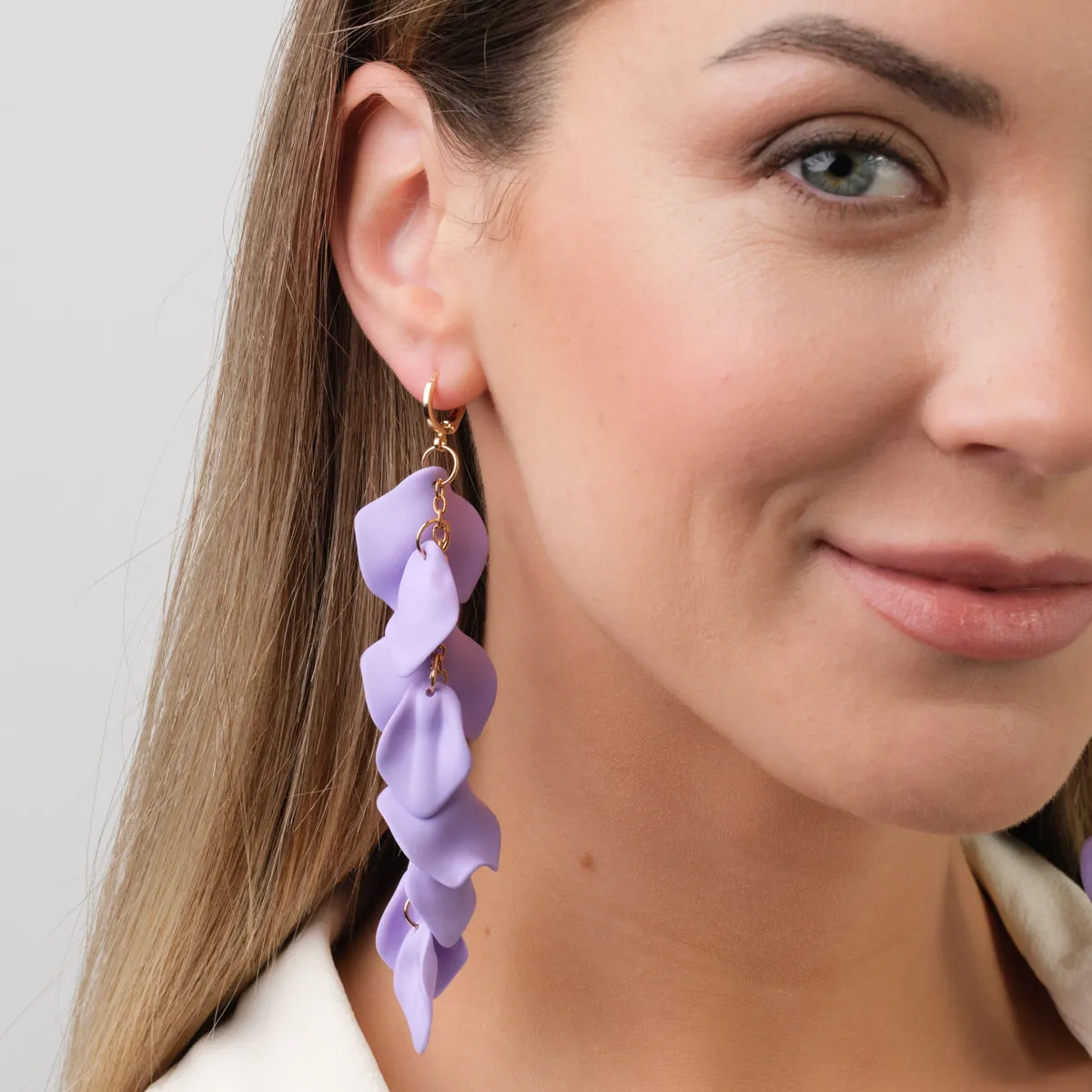 Lilac Wisteria Dangle Earrings