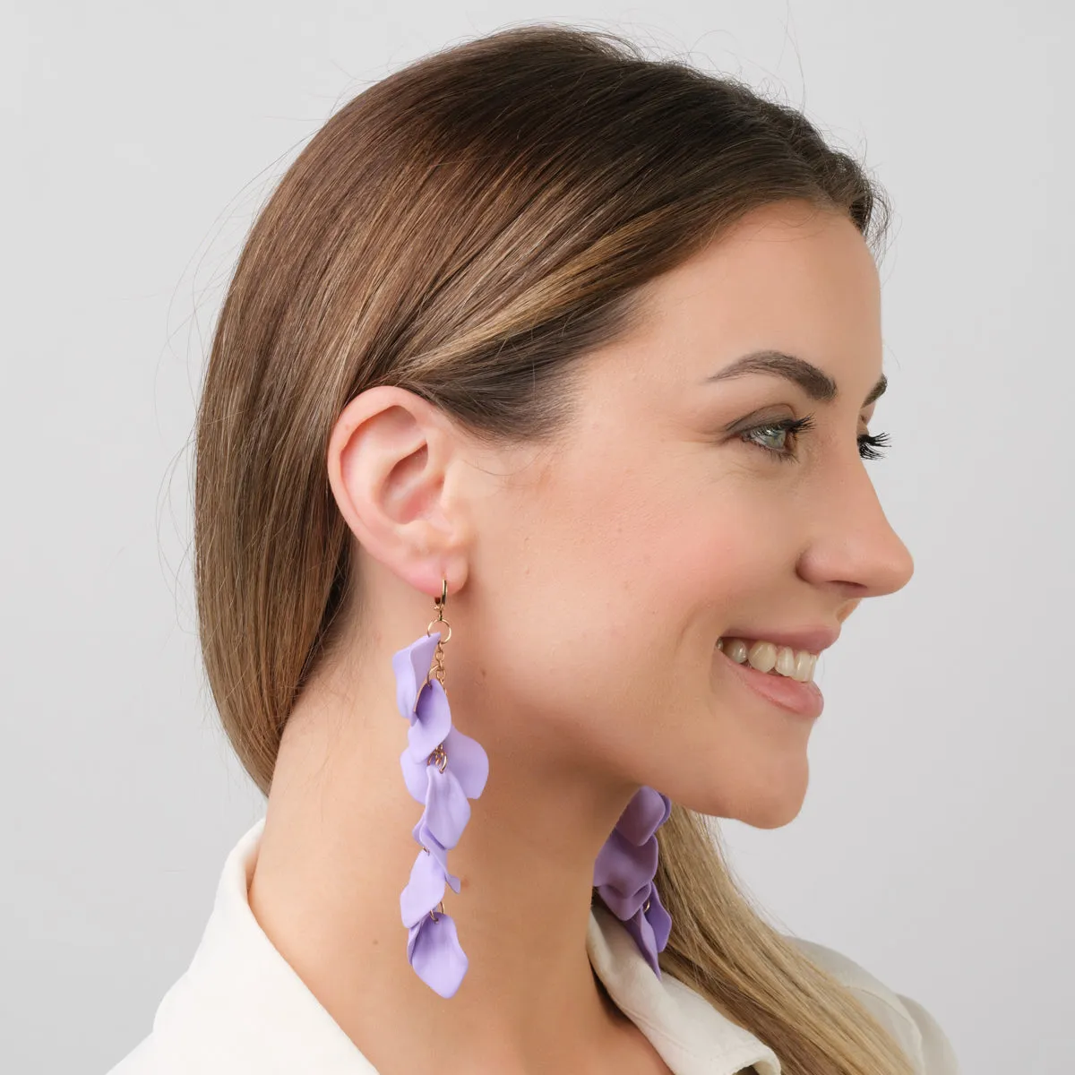 Lilac Wisteria Dangle Earrings