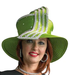 Lily and Taylor Hat H104-Lime