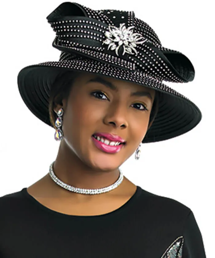 Lily and Taylor Hat H310-Black