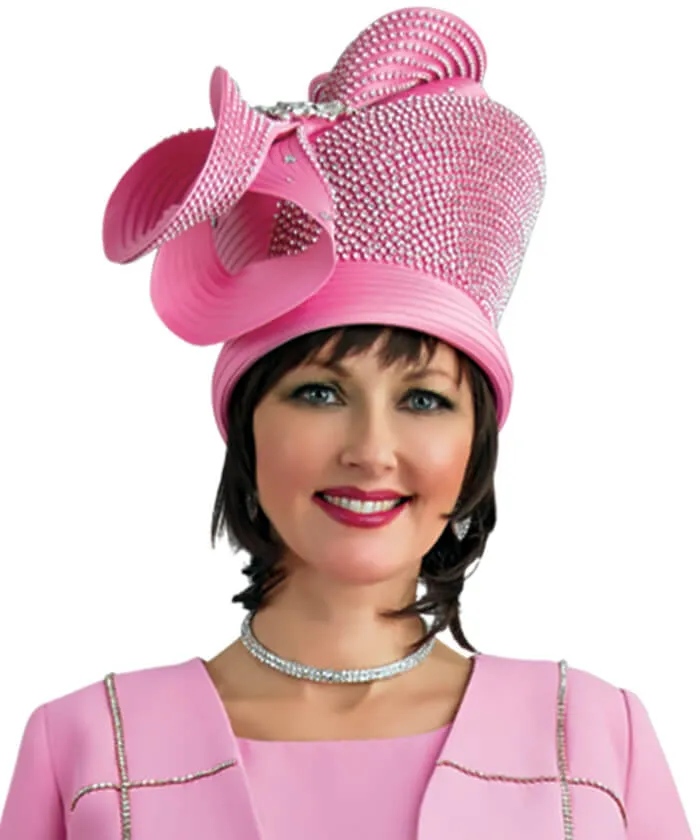 Lily and Taylor Hat H389-Pink