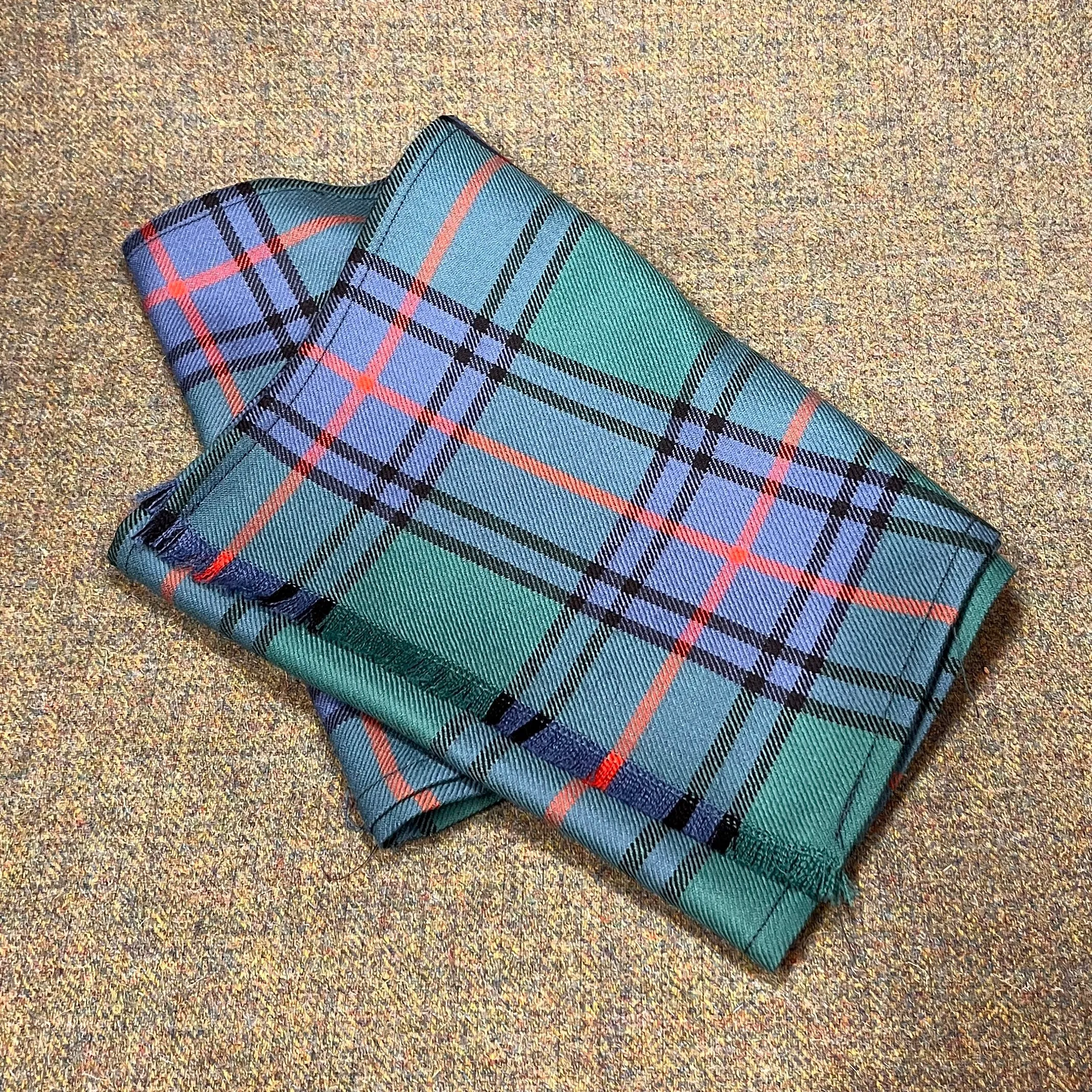 Luxury Lightweight Scarf in Shaw Ancient Tartan.