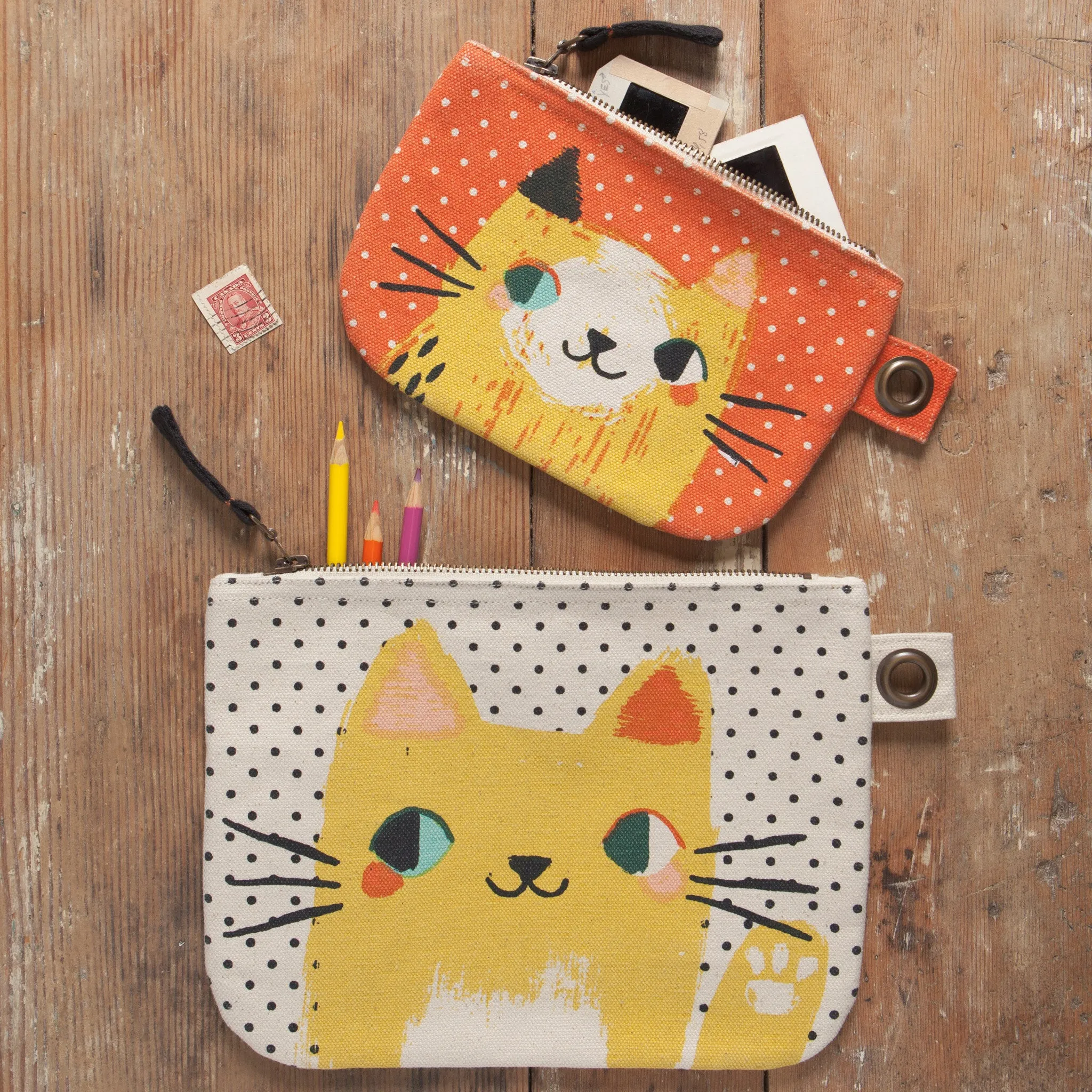 Meow Meow Small Zipper Pouch