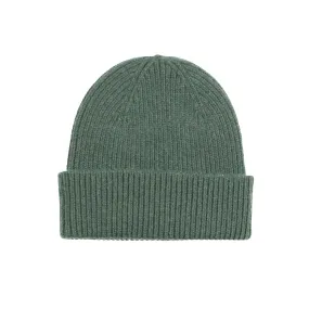 Merino Wool Beanie, Emerald Green