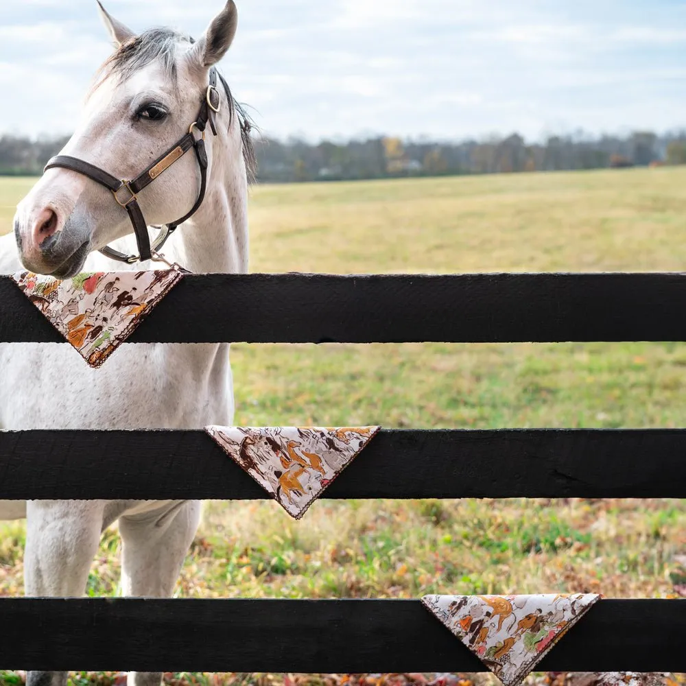 Paddock Scene Linen Napkin | Set of 4