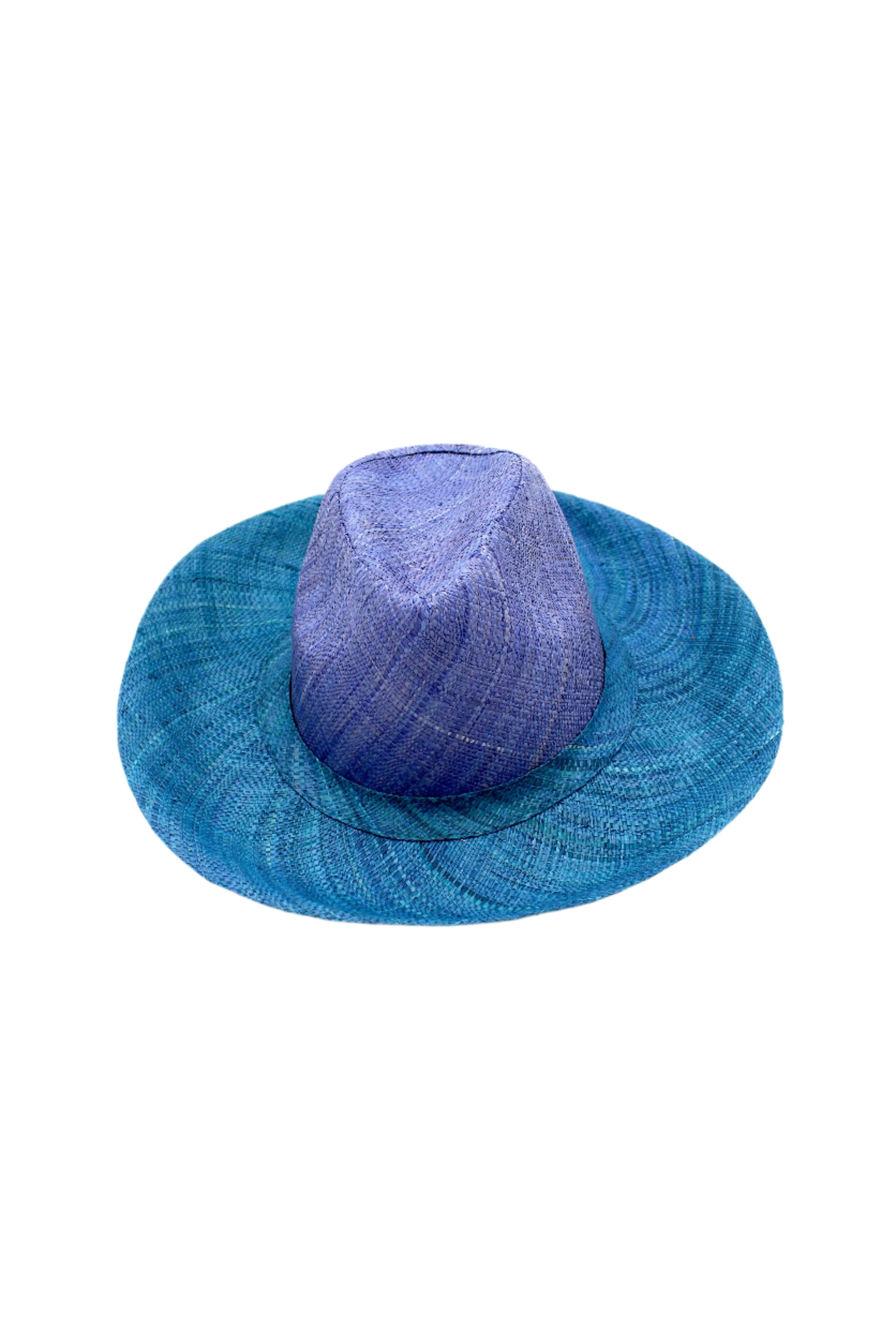 Panama Unisex Two Tone Straw Hats