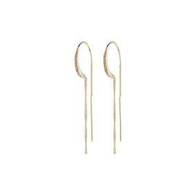 Pilgrim - Fire Thread Earrings - Gold Plated