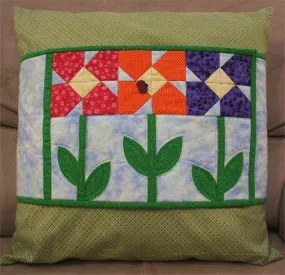 Pinwheel Flowers Pillow Wrap