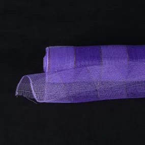 Purple - Christmas Mesh Wraps ( 21 Inch x 10 Yards )